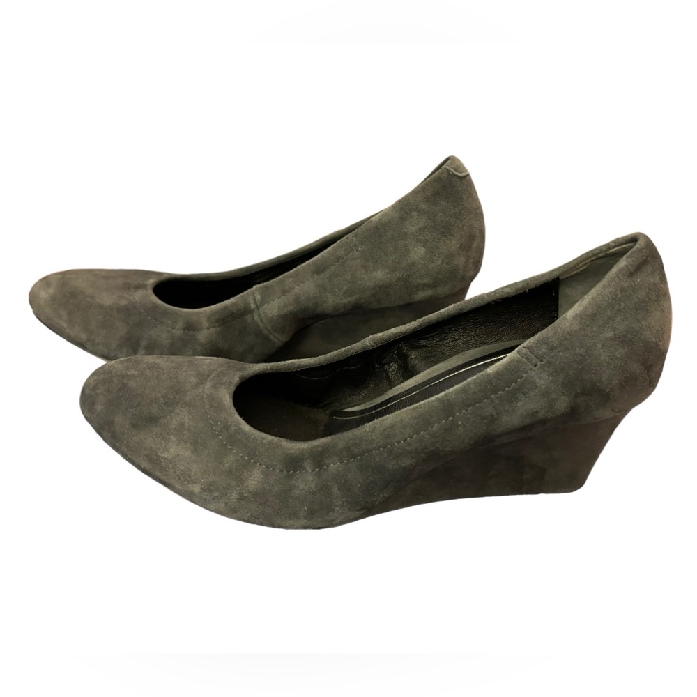 Vionic Women’s‎ Gray Camden Suede Wedge Shoes Size 8.5
